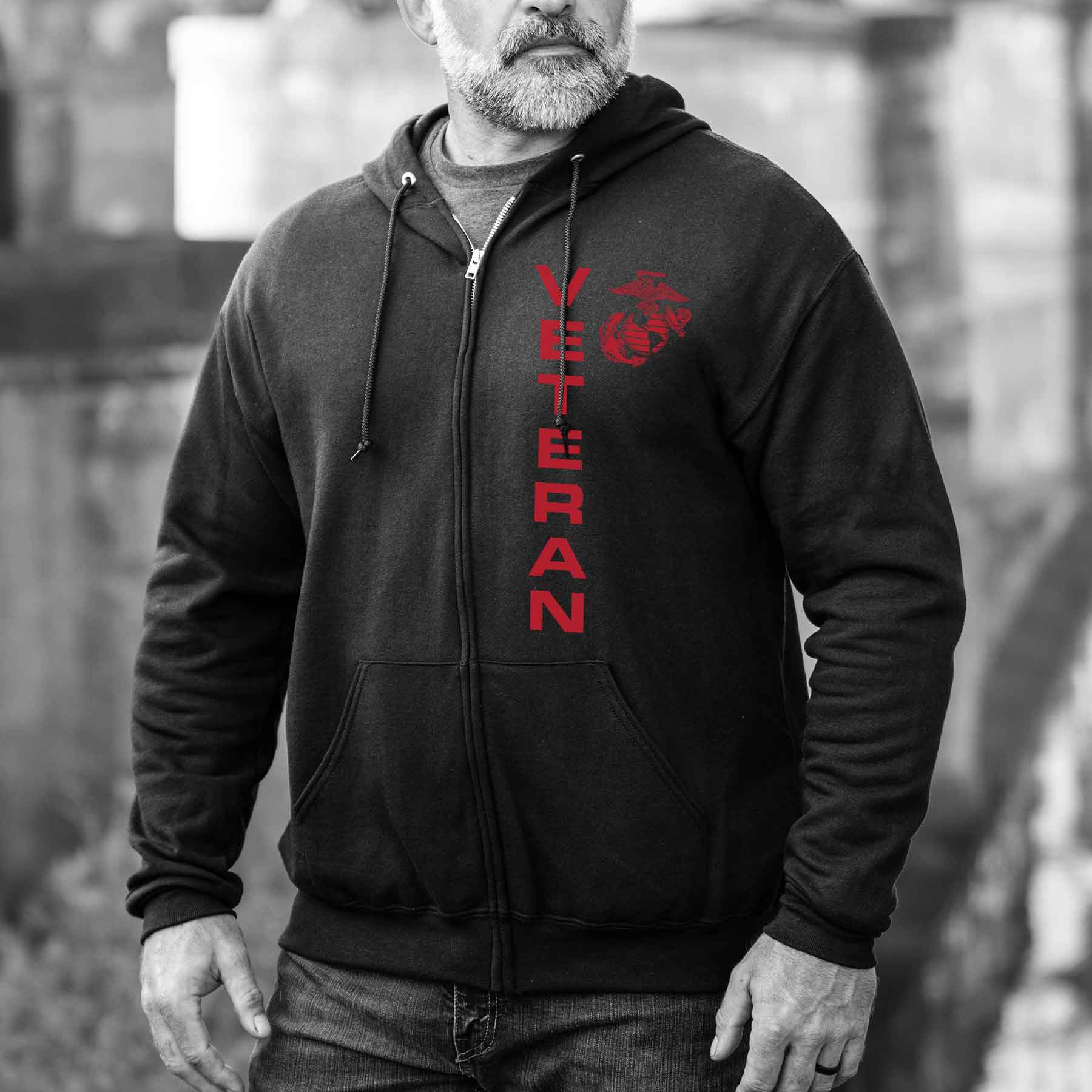 EGA Veteran Full-Zip Hoodie - Image 2