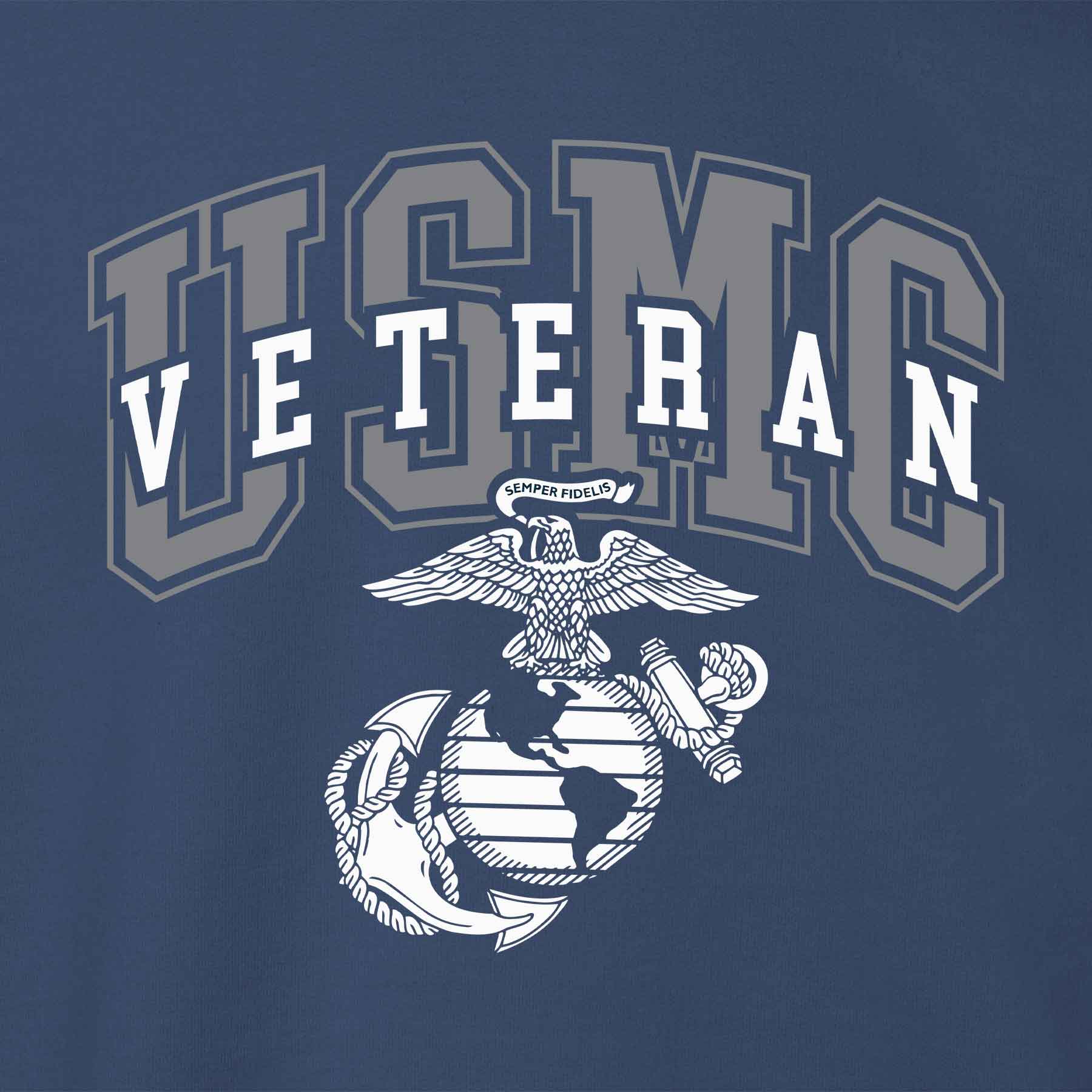 USMC Veteran Overlay Sweatshirt - Image 6