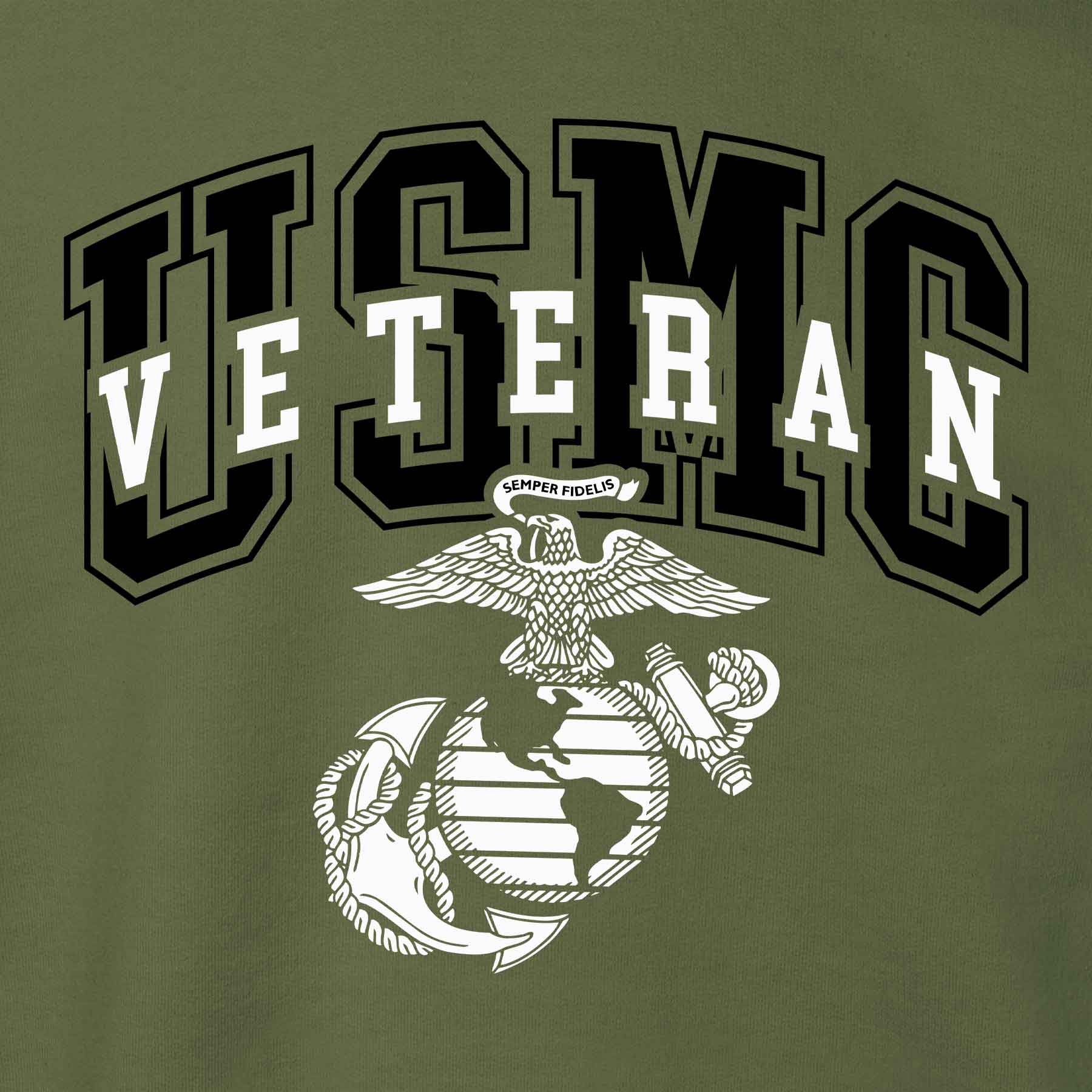 USMC Veteran Overlay Sweatshirt - Image 9