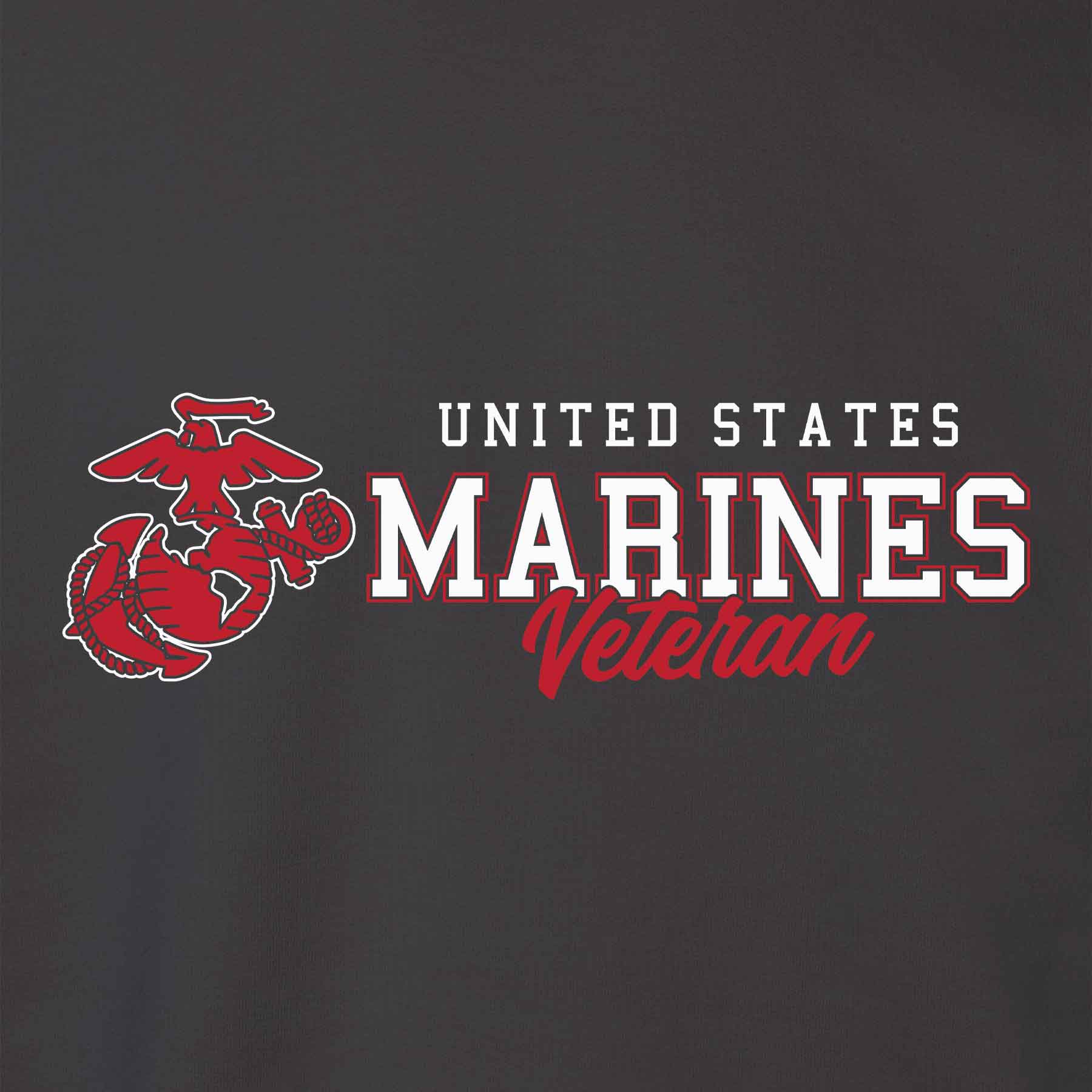 USMC Veteran Script Sweatshirt - Image 3