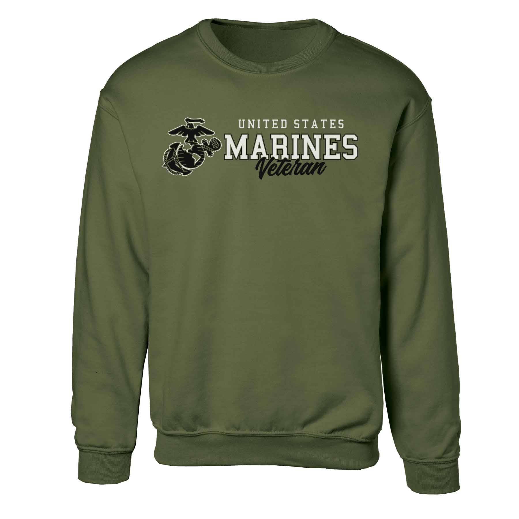 USMC Veteran Script Sweatshirt - Image 4