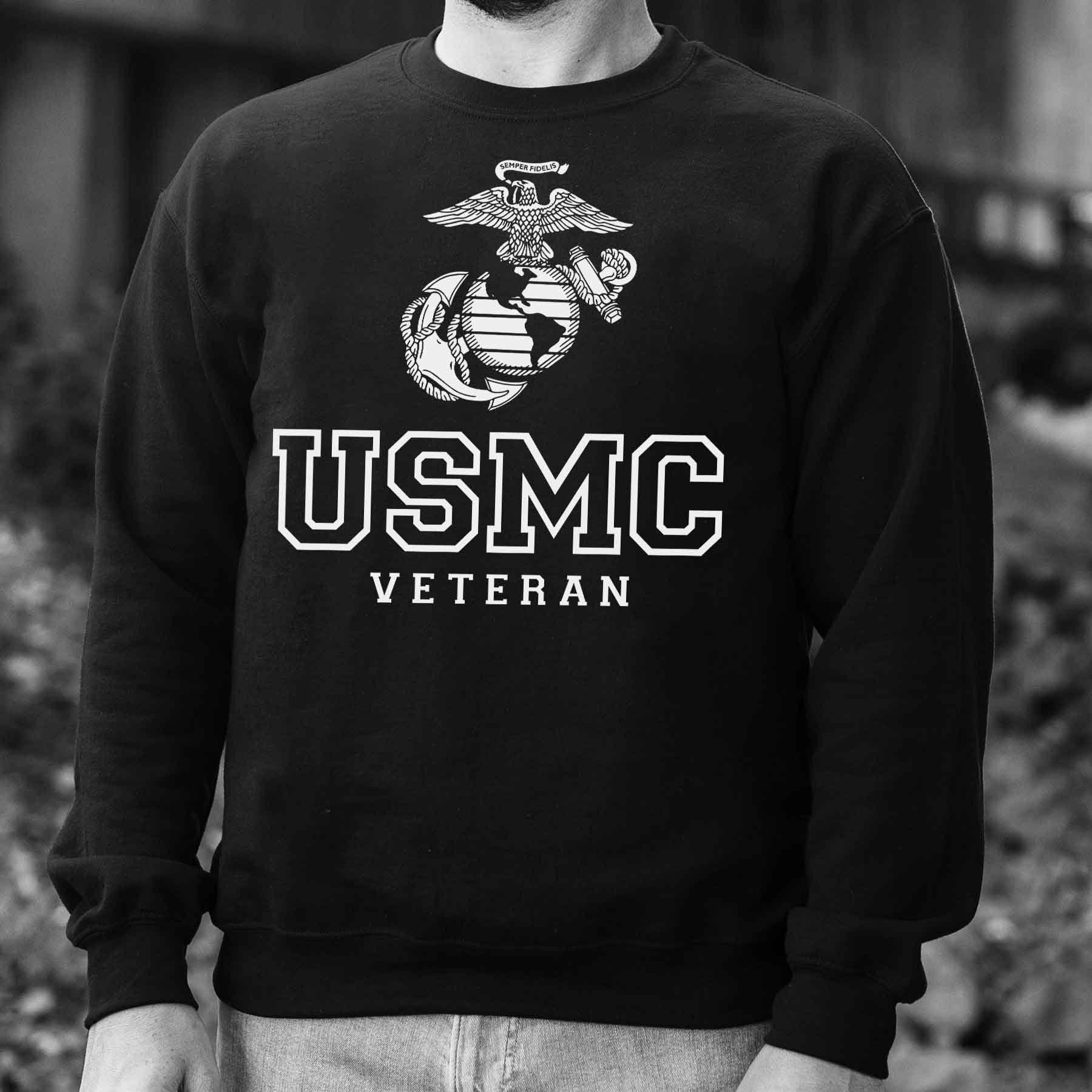 USMC Veteran Tonal Sweatshirt - Image 5