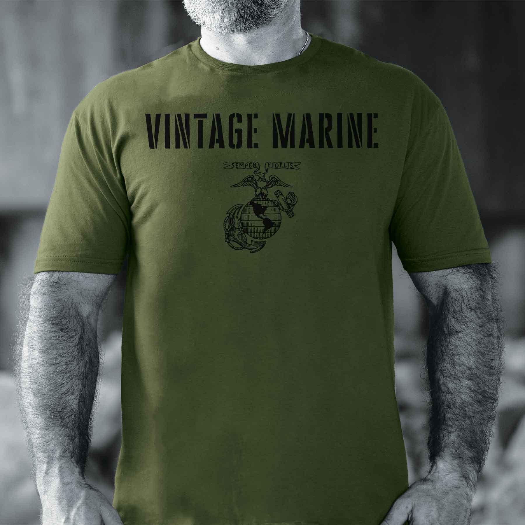 Vintage Marine T-shirt - Image 2